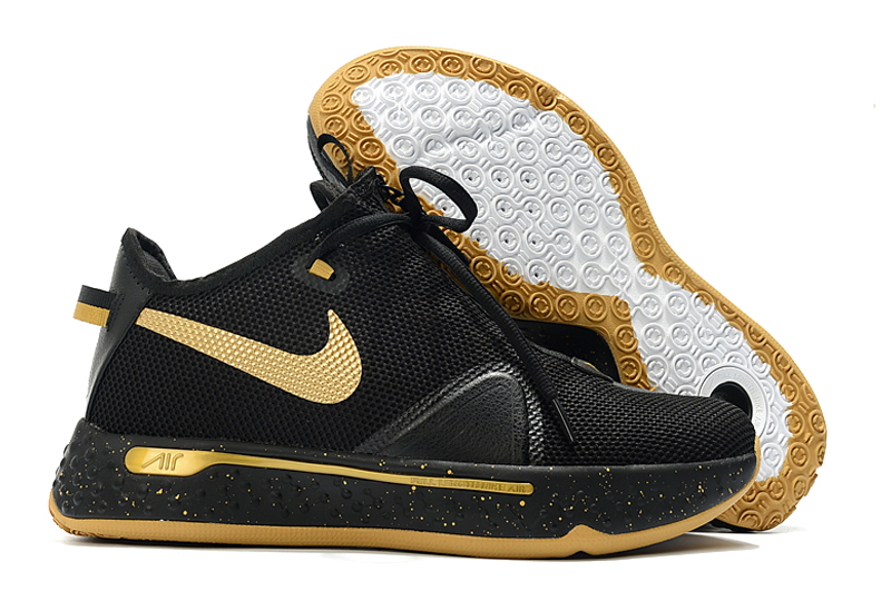 Nike PG 4 Black Gold Shoes